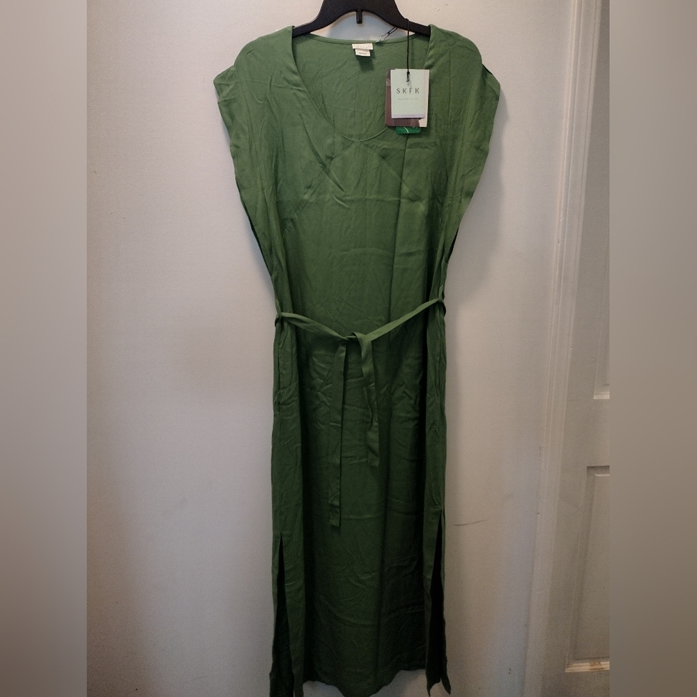 SKFK Luxe Ethical Fashion Green Maxi